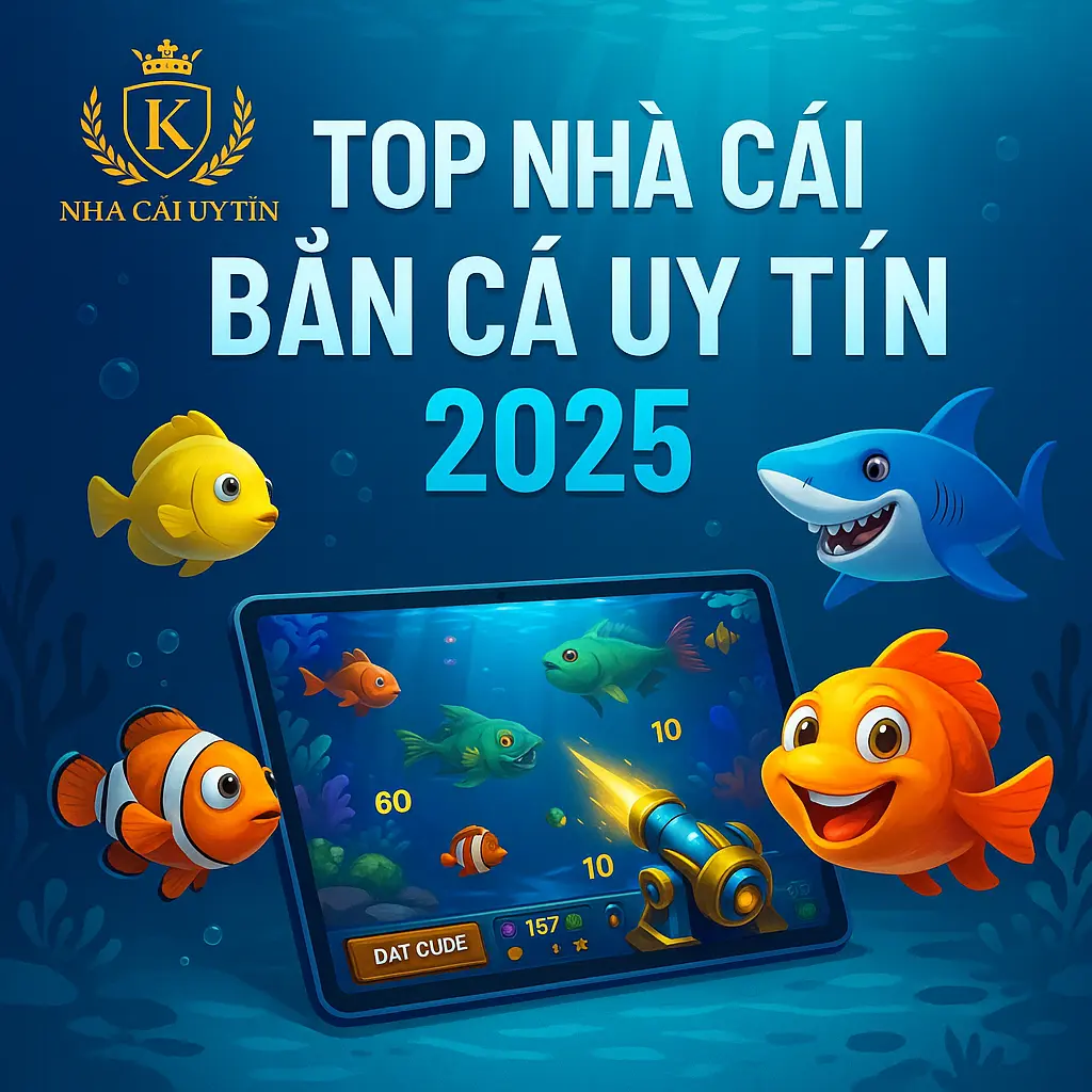 Danh sách nhà cái bắn cá uy tín 2025 như 789bet, Hi88, New88 với ưu đãi và giao diện thân thiện