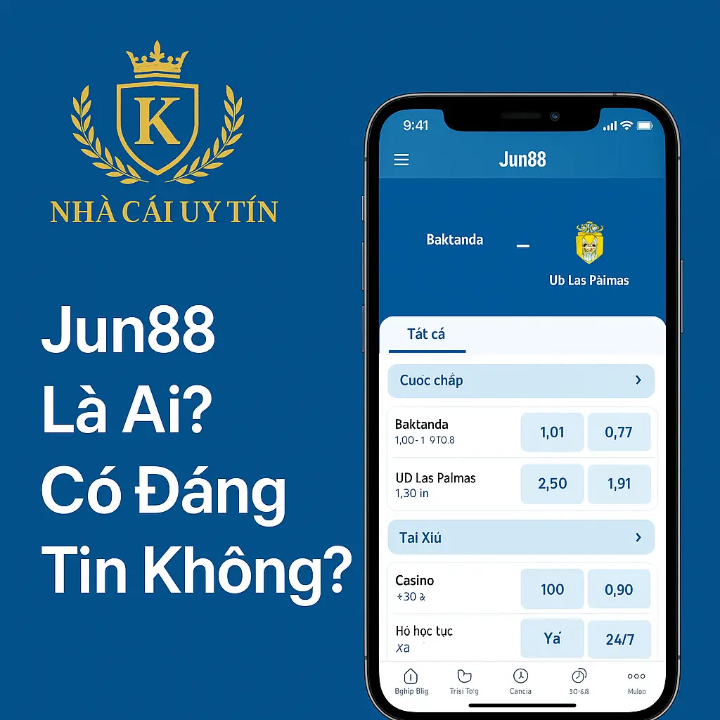 Giới thiệu về Nhà Cái Jun88 – Thương Hiệu Cá Cược Được Tin Dùng Tại Việt Nam 1 Jun88 là ai? có đáng tin không